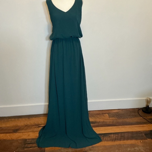 Show Me Your Mumu Kendall Maxi Dress Teal Green Women’s XX-Large - Picture 2 of 8